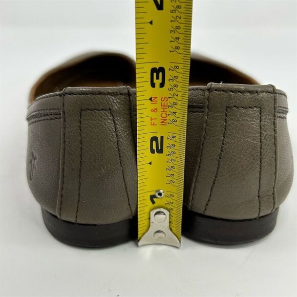 Frye Women's Carson Ballet Flats Taupe Brown Gray Leather Size 5.5 B Casual - Picture 9 of 13